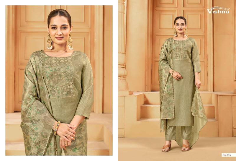 Vishnu tarana Unstitched dress material wholesalers